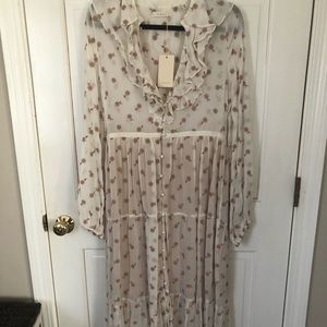 NWT Dôen Faye Dress Medium Salt